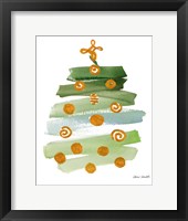 Abstract Christmas Tree I Framed Print