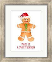 Holiday Gingerbread Man I Fine Art Print