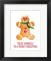 Holiday Gingerbread Man II Fine Art Print