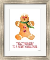 Holiday Gingerbread Man II Fine Art Print
