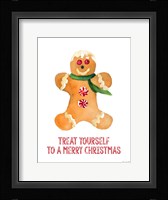 Holiday Gingerbread Man II Fine Art Print