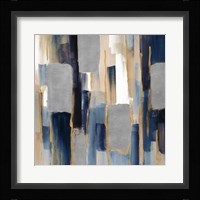 Indigo Woodlands I Framed Print