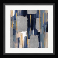 Indigo Woodlands II Framed Print