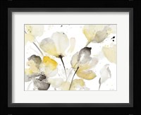 Neutral Abstract Floral I Framed Print