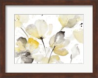 Neutral Abstract Floral I Fine Art Print