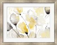 Neutral Abstract Floral II Fine Art Print