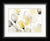 Neutral Abstract Floral II Framed Print