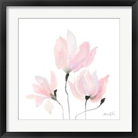 Pastel Floral Sway I Fine Art Print