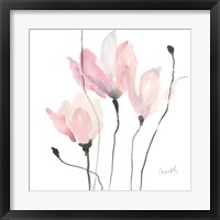 Pastel Floral Sway II Framed Print