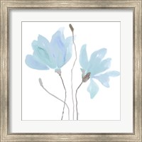 Floral Sway Blue II Fine Art Print