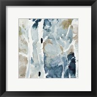 Blue Upon the Hill Square I Framed Print