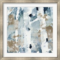 Blue Upon the Hill Square II Fine Art Print