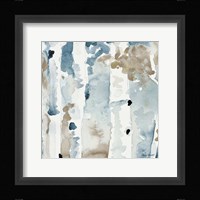 Blue Upon the Hill Square III Framed Print
