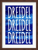 Dreidel Blue Chant Fine Art Print