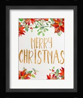 Holiday Poinsettias II Fine Art Print