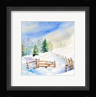 Snowy Serenity I Framed Print