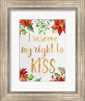 Holiday Kiss I Fine Art Print