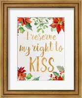 Holiday Kiss I Fine Art Print