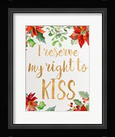 Holiday Kiss I Fine Art Print