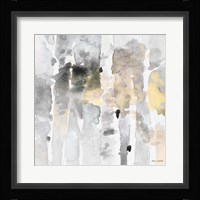 Up to the Northern Skies Grey I Framed Print