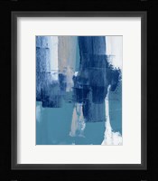 Blue Perspectives IV Framed Print