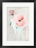 Soft Pink Poppies I Fine Art Print