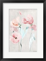 Soft Pink Poppies II Fine Art Print