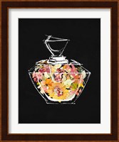 Crystal Watercolor Perfume on Black II Fine Art Print