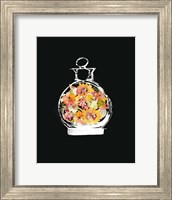 Crystal Watercolor Perfume on Black I Fine Art Print