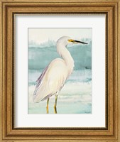 Heron on Seaglass II Fine Art Print