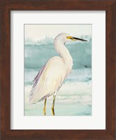 Heron on Seaglass II Fine Art Print