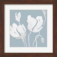 White Tonal Magnolias I Fine Art Print
