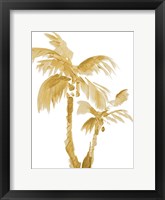 Gold Palms II Framed Print