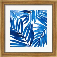 Blue Palm Design I Fine Art Print