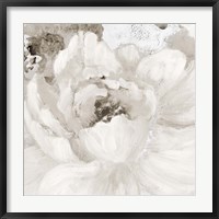 Light Grey Flowers I Fine Art Print