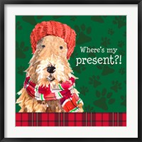 Christmas Puppy I Fine Art Print