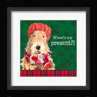 Christmas Puppy I Fine Art Print