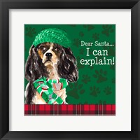 Christmas Puppy II Framed Print