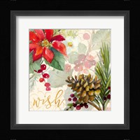 Holiday Wishes IV Framed Print