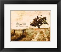 Always take the Scenic Route Fine Art Print