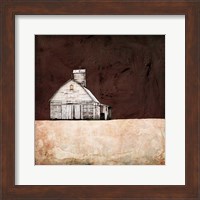 Neutral Brown Farm Fine Art Print