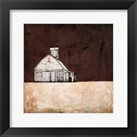 Neutral Brown Farm Fine Art Print