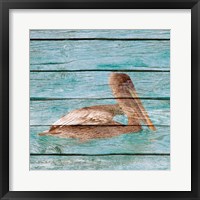 Wood Pelican II Fine Art Print
