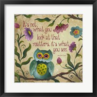 I Owl You I Framed Print