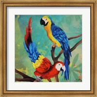 Tropical Birds in Love II Fine Art Print