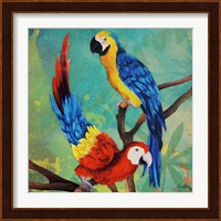 Tropical Birds in Love II Fine Art Print