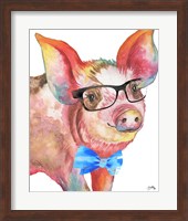 Nerdy Pig Fine Art Print