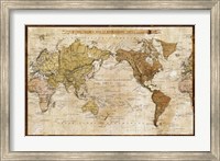 Map of World Fine Art Print