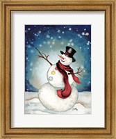 Snowman Cheers II Fine Art Print