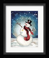 Snowman Cheers II Fine Art Print